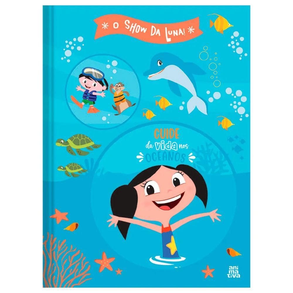 Caderno Brochura 80 Folhas Show da Luna Capa 1 - Animativa