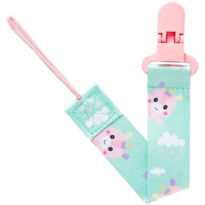 Prendedor De Chupeta Buba Zoo Unicórnio Rosa +3M
