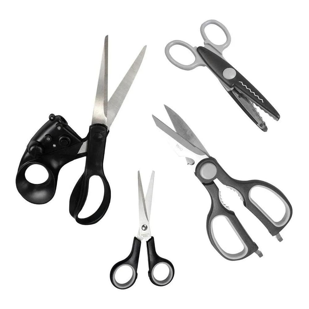 Kit De Tesoura Multi Uso Metal Titanium 4838