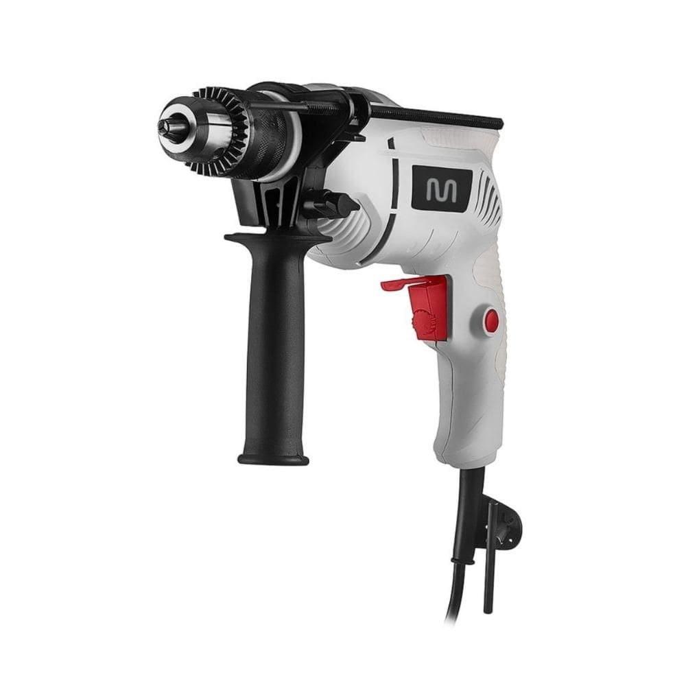 Furadeira Elétrica de Impacto 127V - 600W - Mandril 3/8 - 2 Velocidades - Cinza - Multilaser FE033