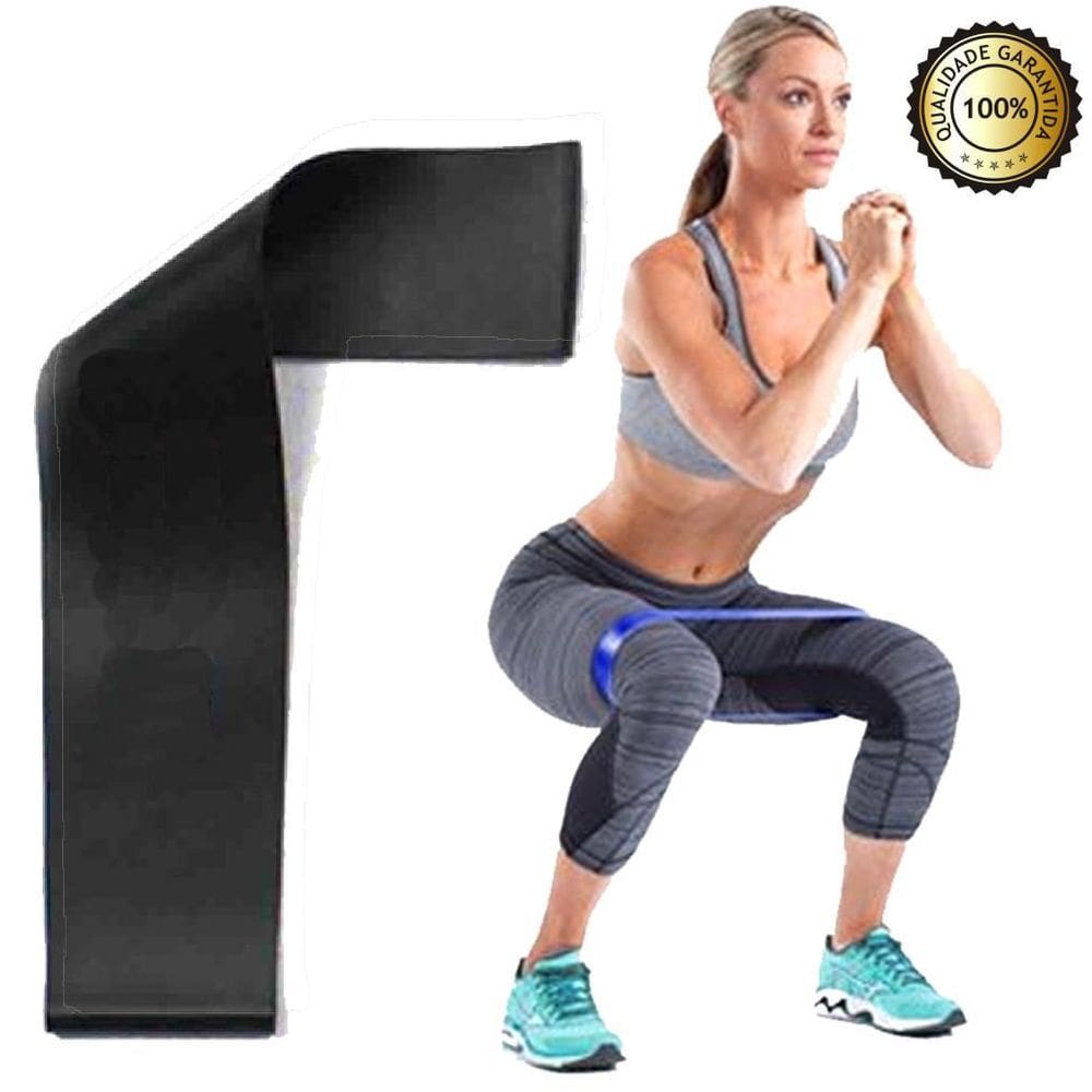 Mini Fita Elástica Forte Mini Band Tonificador Muscular