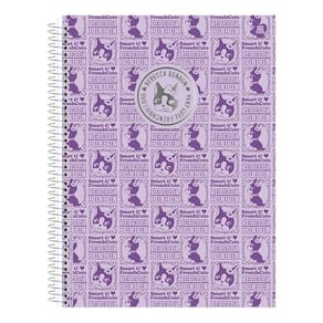 Caderno Univ 10 Matéria 160Fl Rebecca Bonbon Lilás Animativa