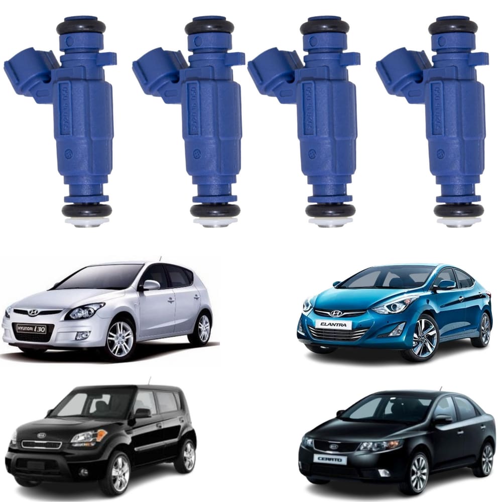 4 Bico Injetores Cerato Soul Elantra I30 1.6 16V 2009 a 2014