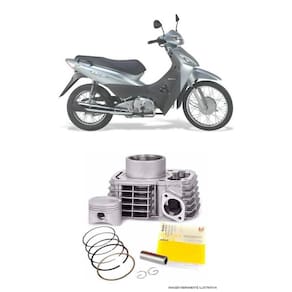 Kit Motor Cilindro Honda Biz 125 Carburada K-9294 Metal Leve