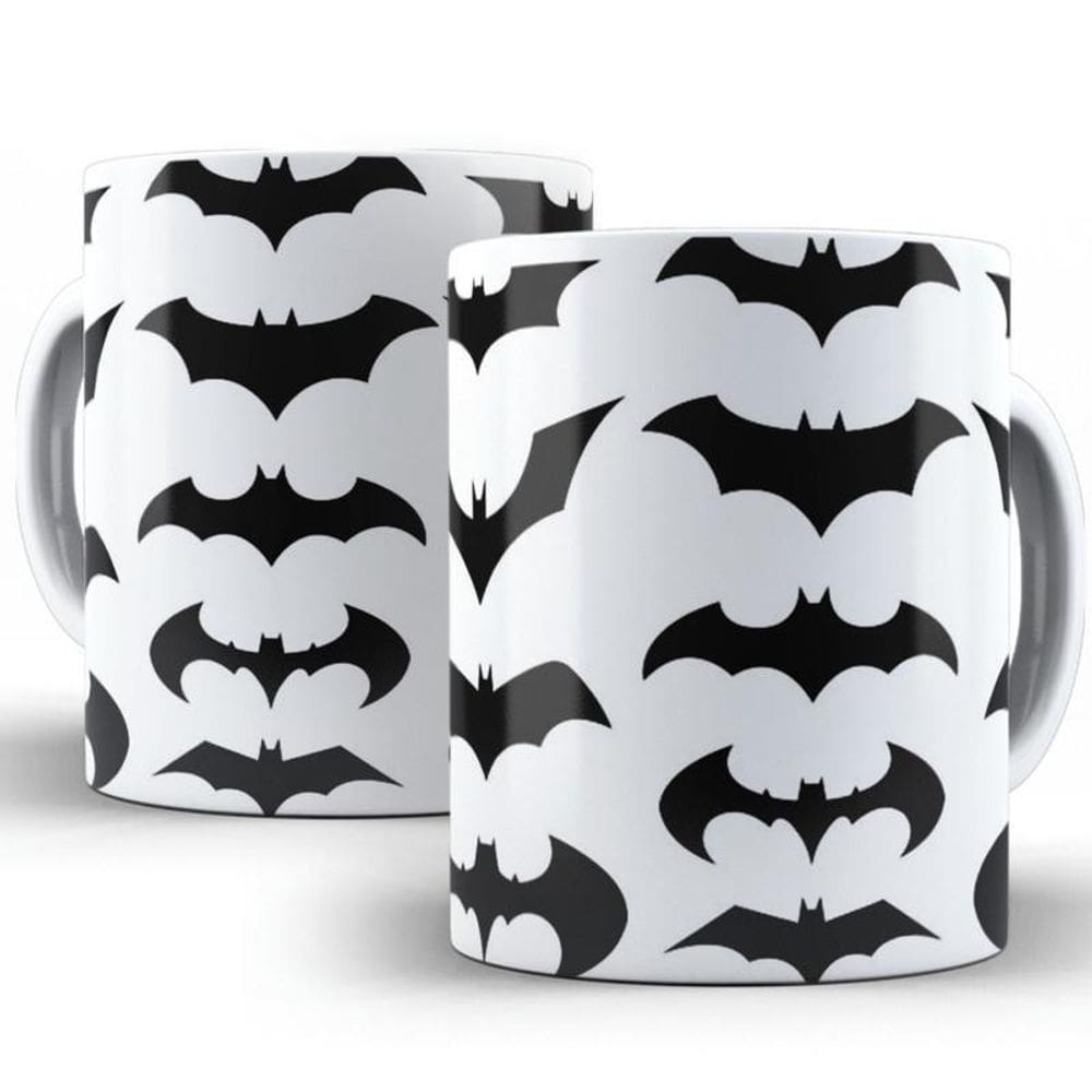Caneca Batman Super Hero Geek Branco