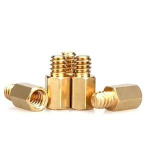 48x Espaçador Suporte Placa Mãe Stand Off Cobre Parafuso Gabiente PC M3x6mm
