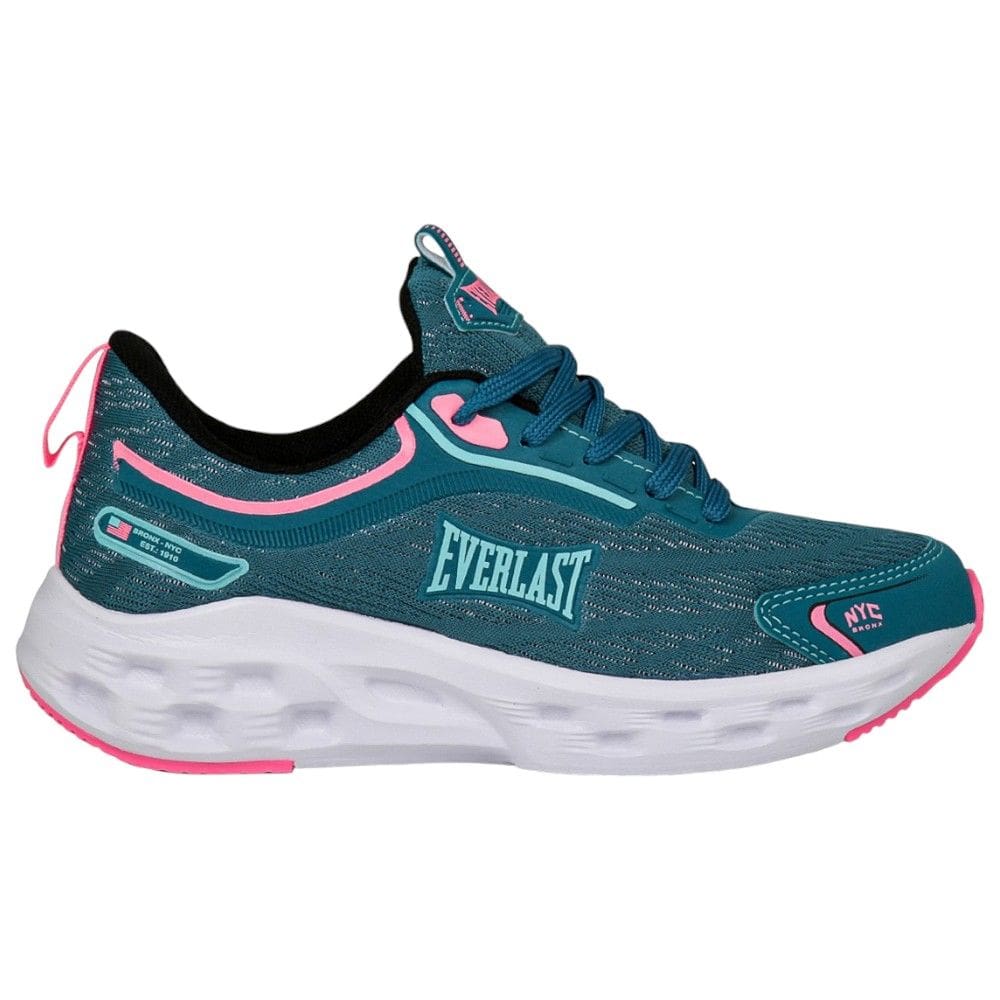 Tênis Raptor Everlast Feminino - Azul/Rosa