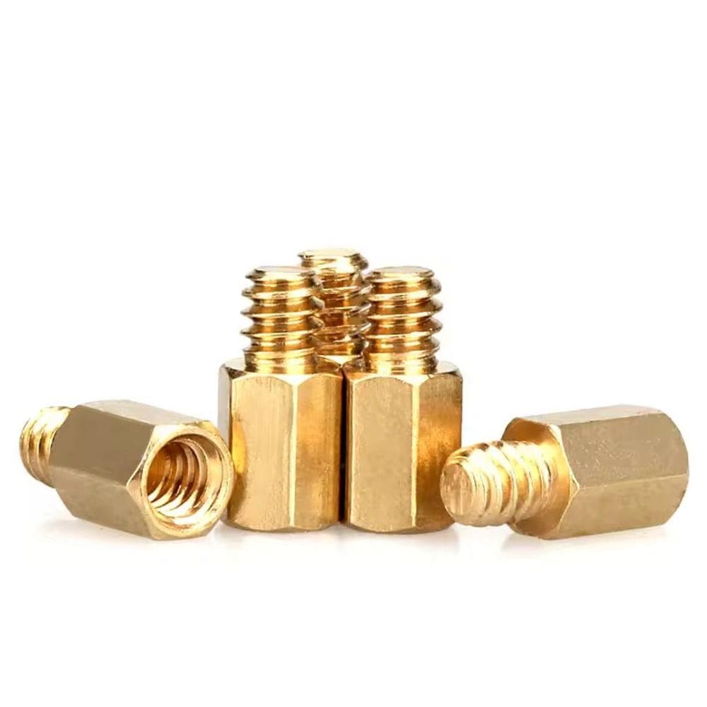 48X Espaçador Suporte Placa Mãe Stand Off Cobre M3X6Mm