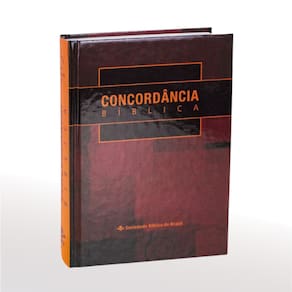 Concordância Bíblica Capa Dura Ilustrativa Vermelha