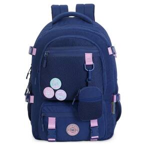Mochila Costas Spiritnavy Azul Marinho Marshmallow Diplomata