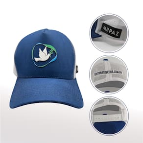 Bone Aba Curvada MRPaz Trucker Tecido Premium