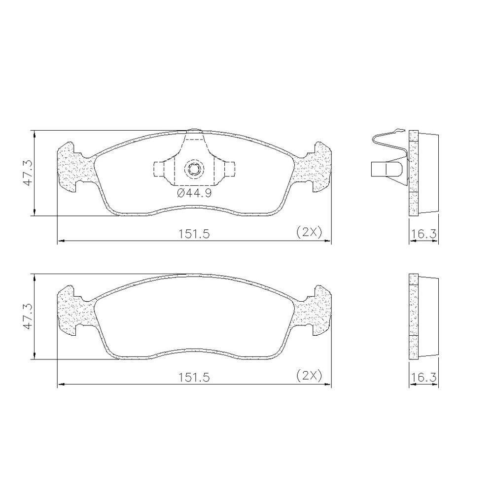 Pastilha De Freio Fras C3/Argo - P-85