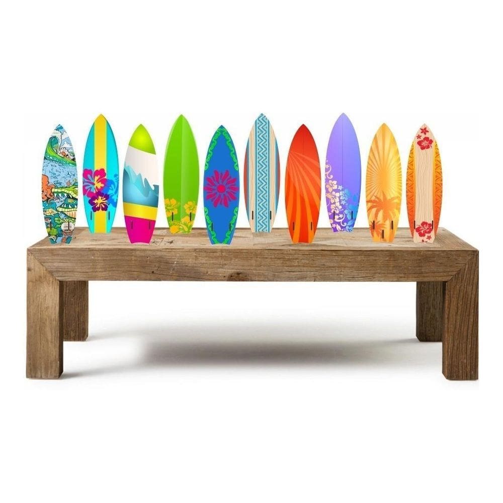Pranchas Hawaii Kit 10 Enfeites De Decoração De Festa