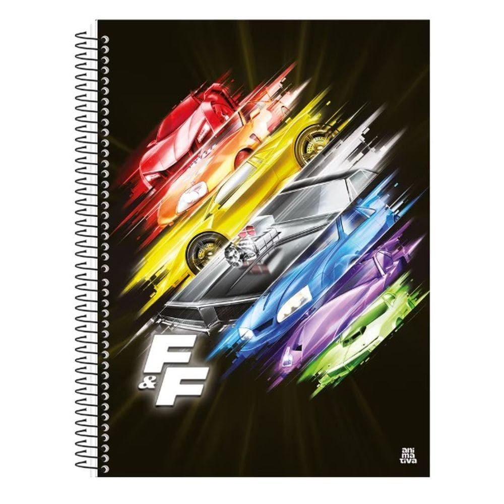 Caderno Univ 15Mat 240Fls Velozes e Furiosos Capa3-Animativa