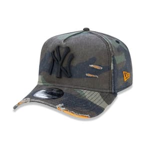Boné New Era Masculino Destroyed Camuflado