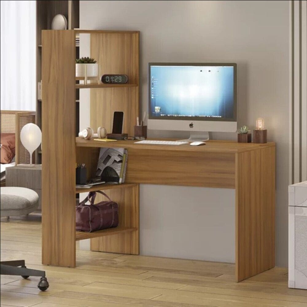 Escrivaninha Office com Estante Integrada NT2105 Notável