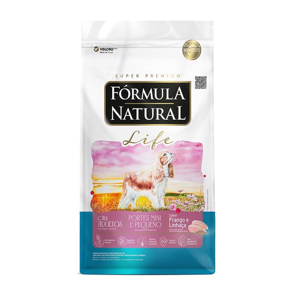 Ração Fórmula Natural Cães Adultos Raças Mini e Pequenas 7,5kg