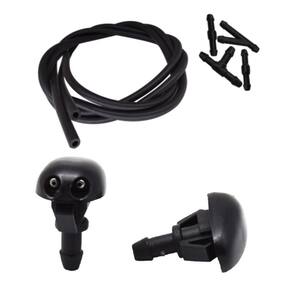 Kit 2 Brucutu Esguicho Agua Parabrisa Livina + Mangueira