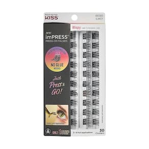Kiss New York ImPRESS Press-on Falsies Curly - Cílios Postiços (30 Unidades)