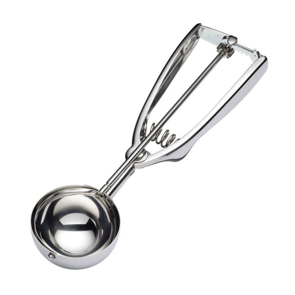 Colher de Sorvete Inox Anatômica 22cm - Aço Inox