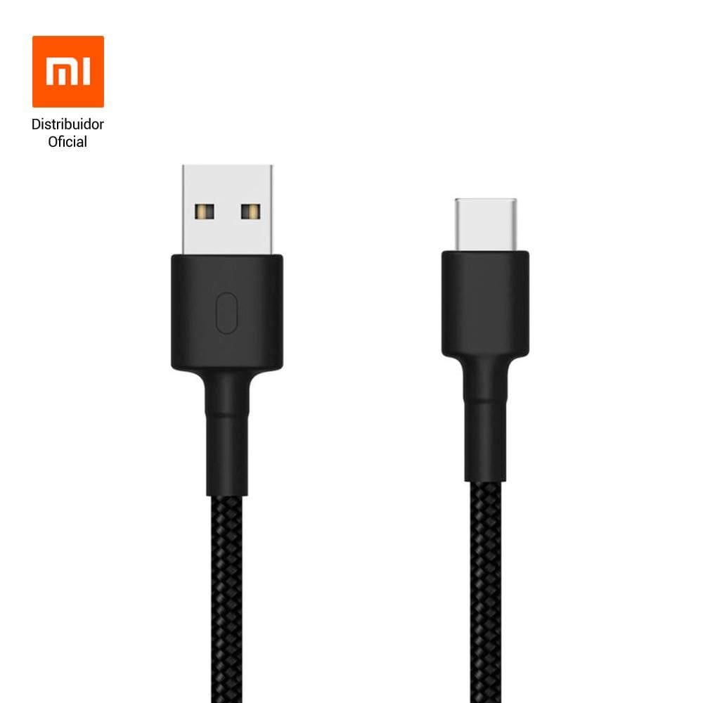 Cabo USB para Tipo-C 100cm Xiaomi, preto
