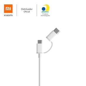 Cabo USB para Tipo C e microUSB 100cm