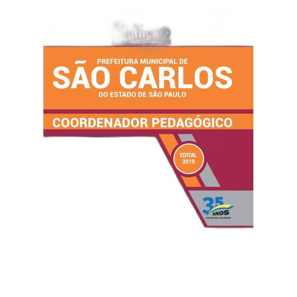 Apostila São Carlos  SP 2019  Coordenador Pedagógico