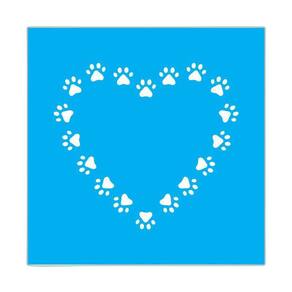 Stencil Tamako Patas - 30X30Cm - Ref D169