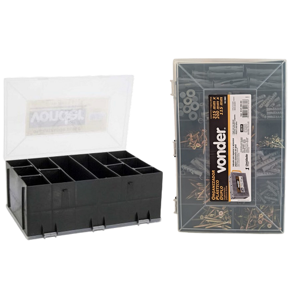 Kit Parafuso Chipboard Maleta Dupla Bucha F / VR  1000 Peças