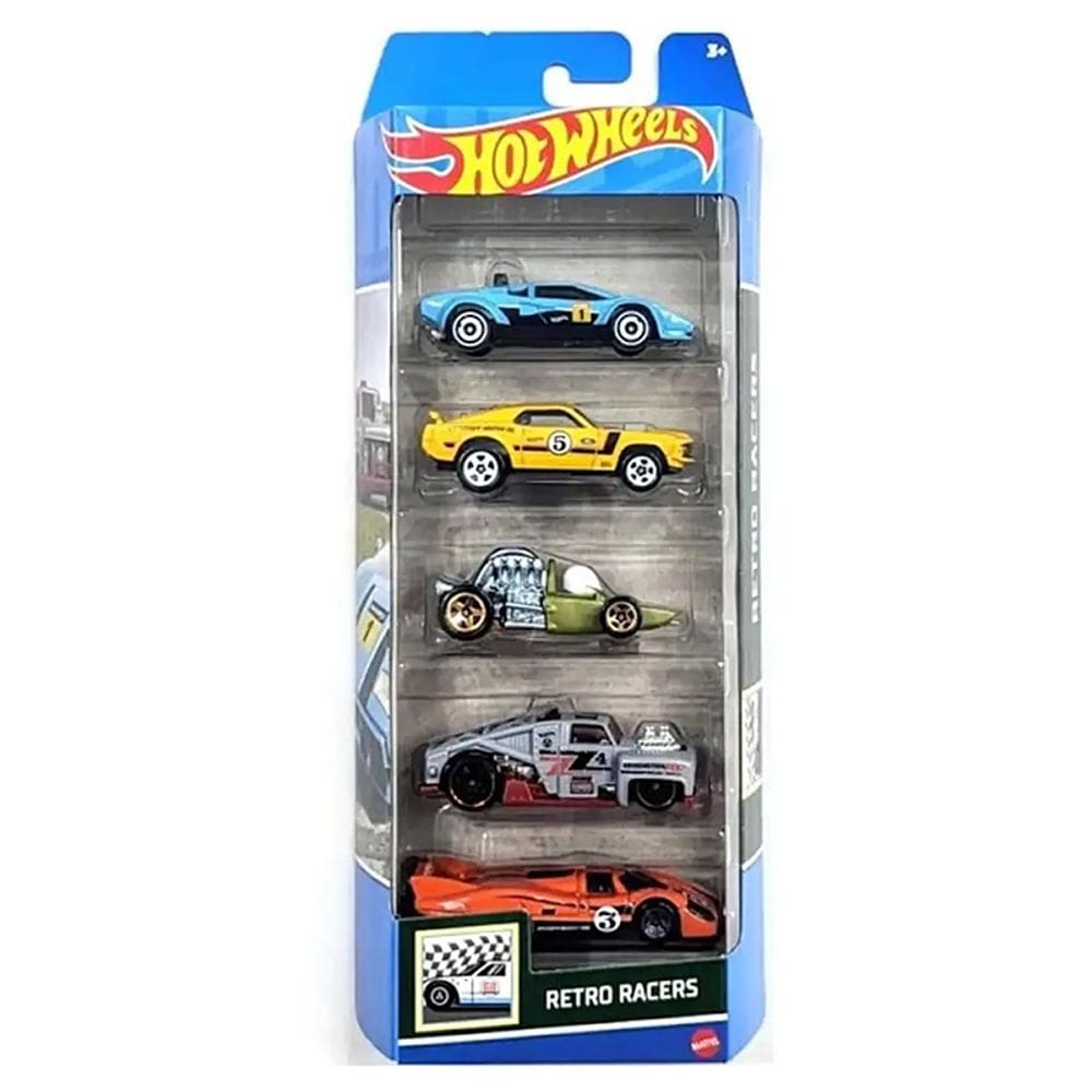 Pack Hot Wheels Action 1806 Retro Racers HTV50 - Mattel