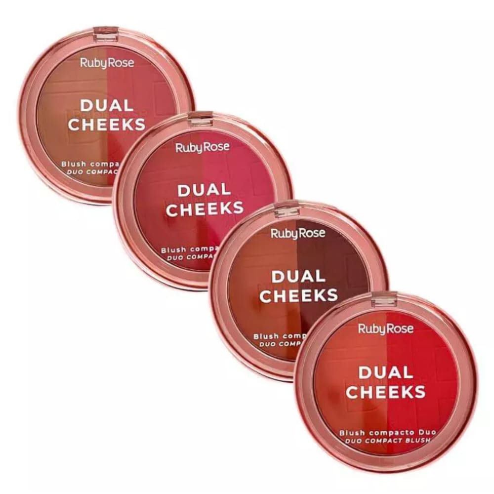 Blush Compacto Dual Cheeks - Ruby Rose