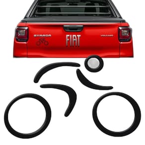 Emblema Adesivo Decorativo Bicicleta Alto Relevo Preto
