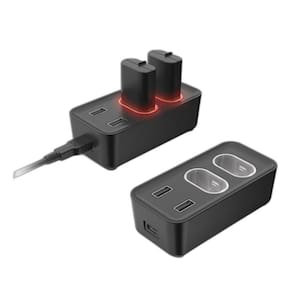 Carregador Bateria Xbox One Series S e X +2 Baterias 800mAh