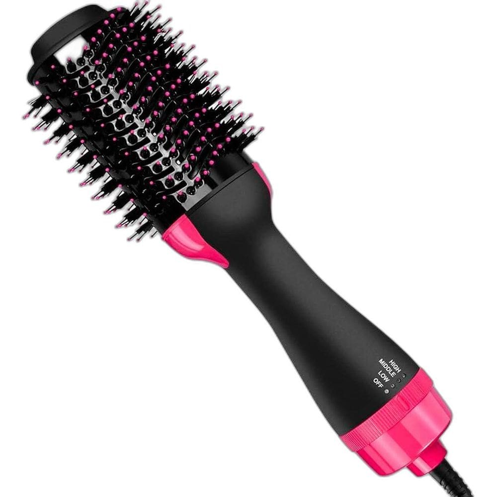 Secador Cabelo Profissional E Escova Alisadora Secadora