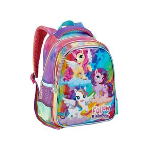 Mochila De Costas Unicórnio Rainbow Grande