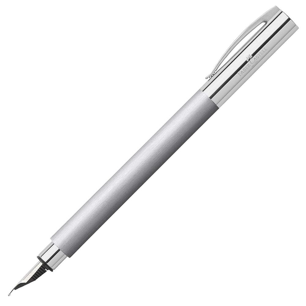 Caneta Tinteiro Faber-Castell Ambition Aço Escovado