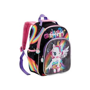 Mochila De Costas Escolar Unicórnio Grande