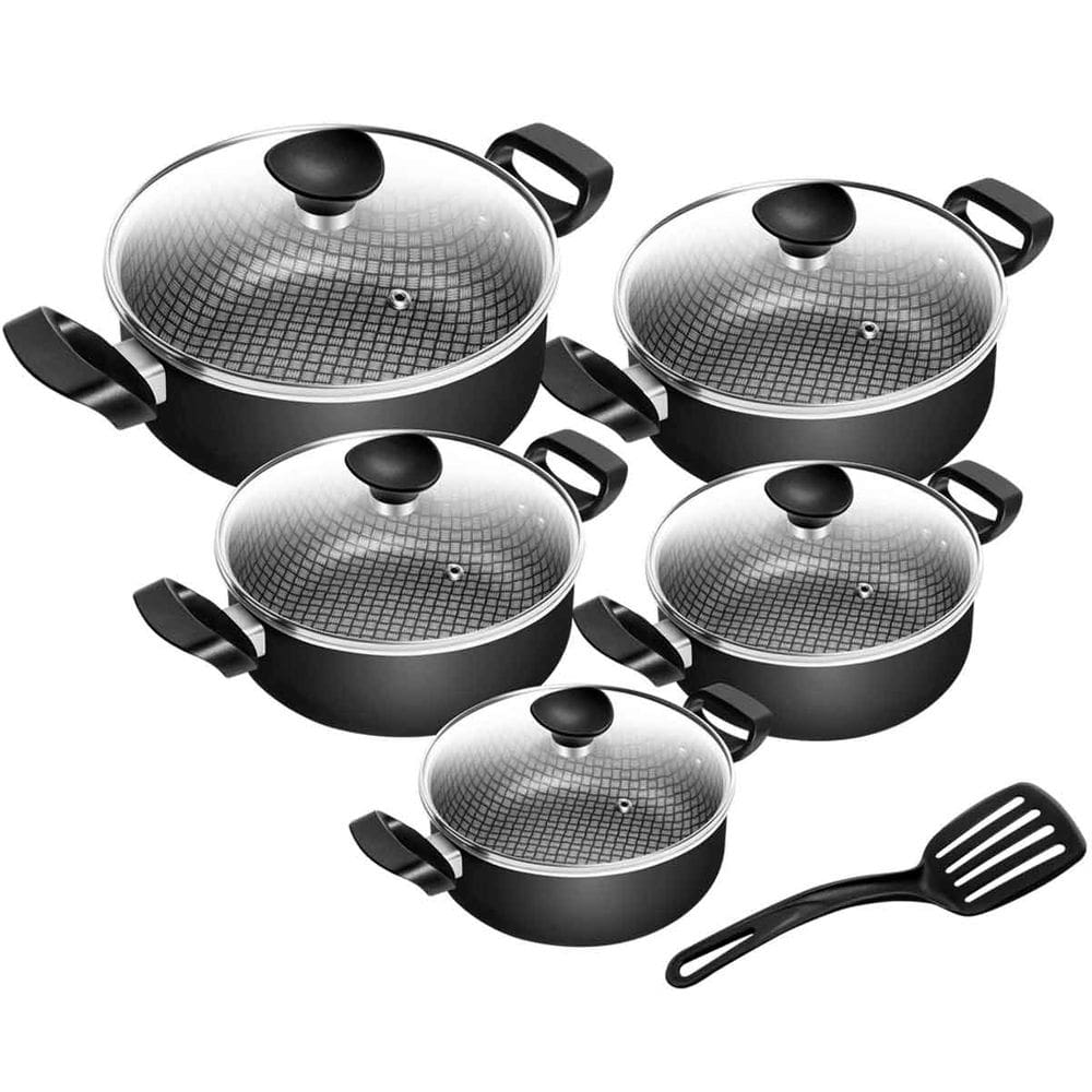 Conjunto De Panelas Antiaderente Spesso Caçarola 5 Peças Patolux