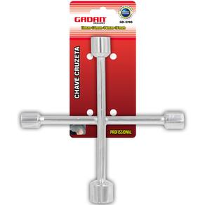 Chave Cruz 4 Bocas Cruzeta 11 13 14 17mm Sextavado Universal