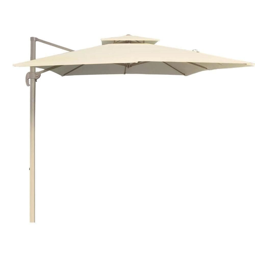 Ombrelone Lateral Trancoso Tulum Fratini 300 Cm (largura) Sem Base Em Alumínio Fendi Capa Poliéster