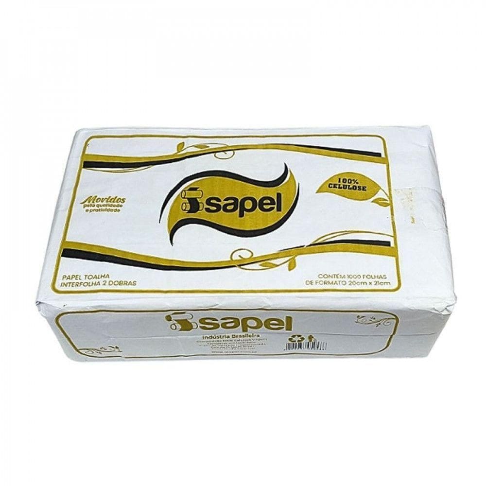 Papel Toalha Interfolha Fs Celulose 20x21 C-1000 Isapel Preto