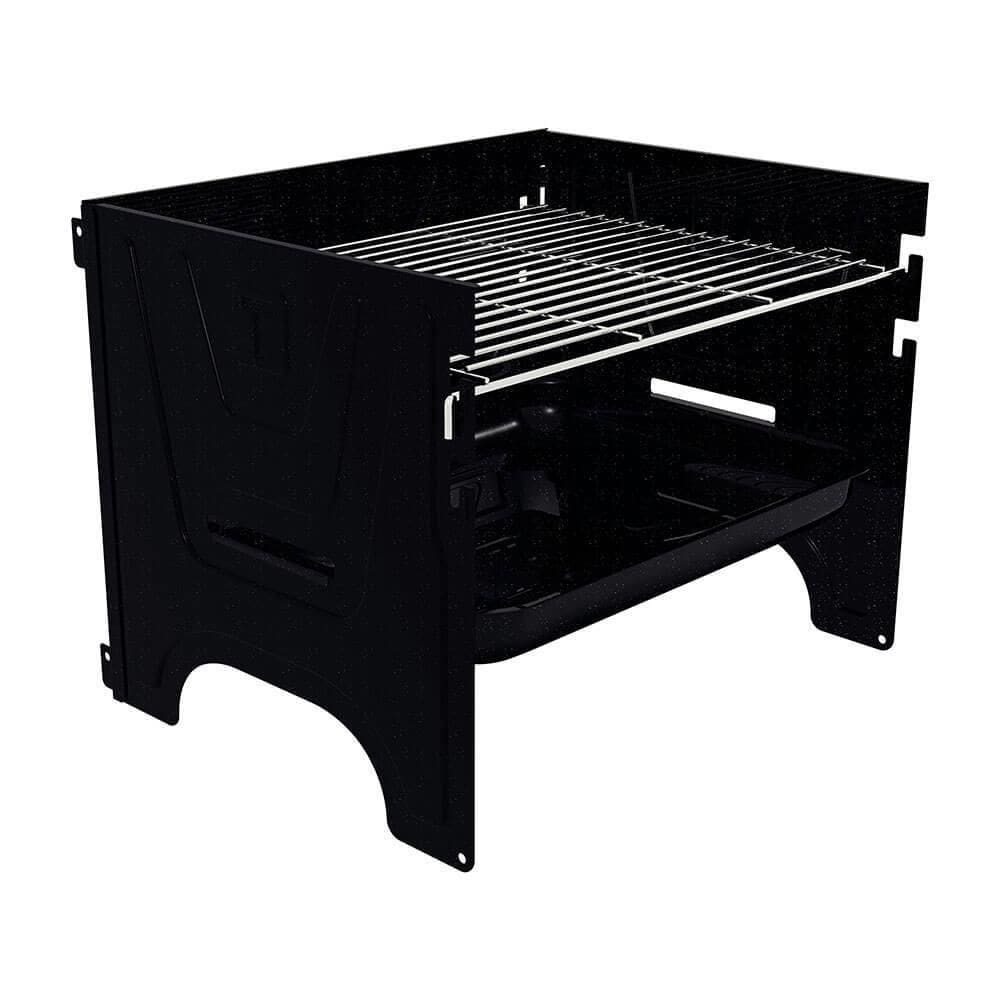 Churrasqueira Tramontina Portátil à Carvão Feita em Aço Carbono Esmaltado TCP-380 26500012