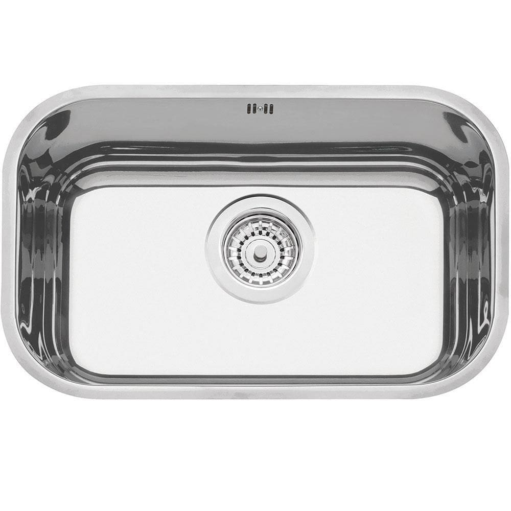 Cuba Tramontina Lavínia 47 BL Prime em Aço Inox Alto Brilho 47x30 cm com Válvula e Escape 94022203
