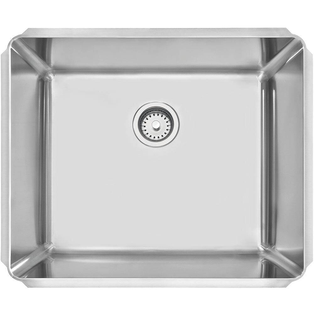 Cuba Profissional Tramontina Dritta Pro Inox Acabamento Scotch Brite 60x50 cm com Válvula 94094102