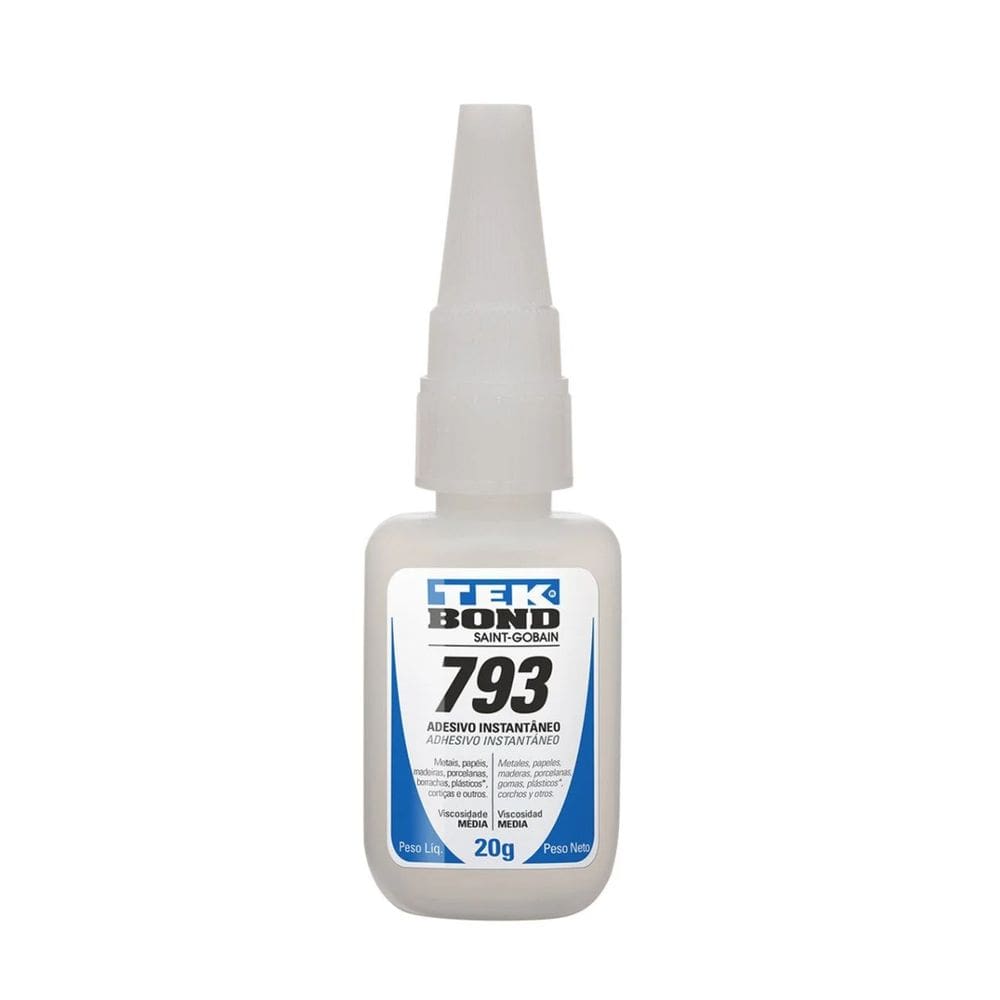 Cola Instantânea Tek Bond 793 20g Super Bond Top Qualidade