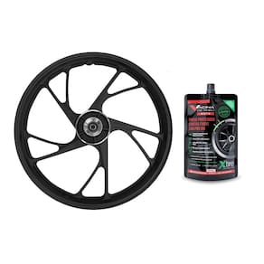 Roda Dianteira Liga Leve Titan Fan 160 2016 A 2024 Freio Disco + 1 Vacina X-TIRE