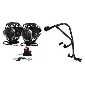 Protetor Xre300 2010 Scam Stp0p357 + Farol Milha
