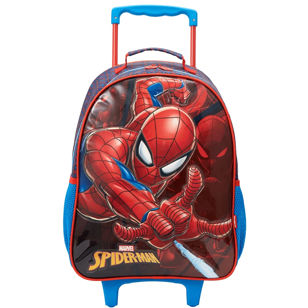 Mochila com Rodas 40cm - 16 Spider-Man Blue Xeryus 13330