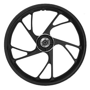 Roda Dianteira Titan Start Fan 160 2016 Ate 2024 Pe De Galinha Shiver Preto Freio Disco