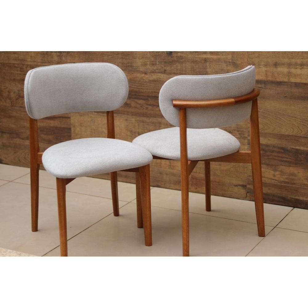 Cadeiras para Mesa de Jantar Madeira Maciça - Lais - Star Móveis